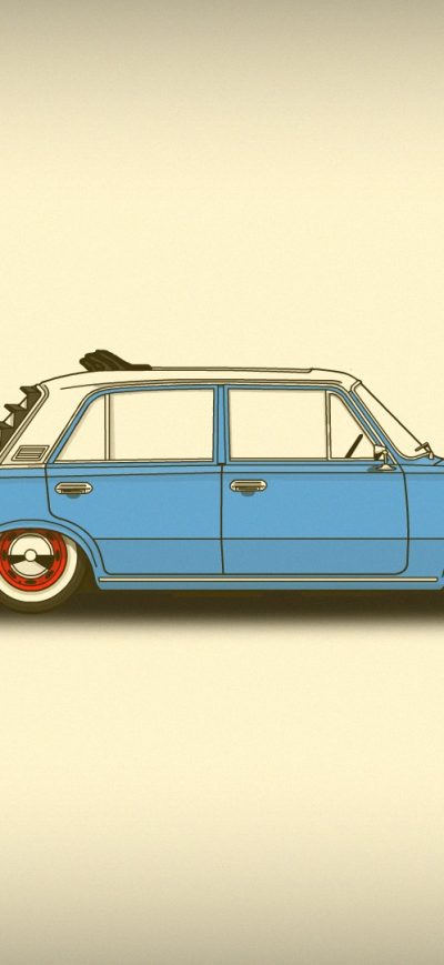 Fond d'écran iPhone Car Minimalism Simple Art