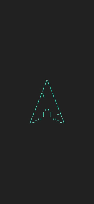 Fond d'écran iPhone Arch Linux Minimal Logo 4k