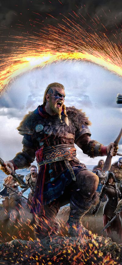 Fond d'écran iPhone Assassins Creed Valhalla Game 4k 2020