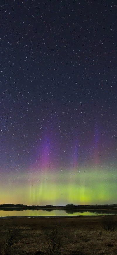 Fond d'écran iPhone Aurora Borealis Northern Light Lake 4k