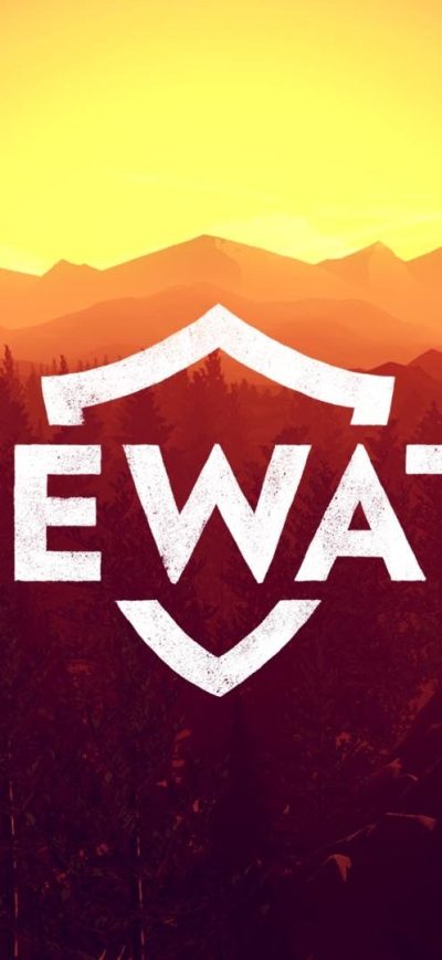 Fond d'écran iPhone Firewatch Game Logo