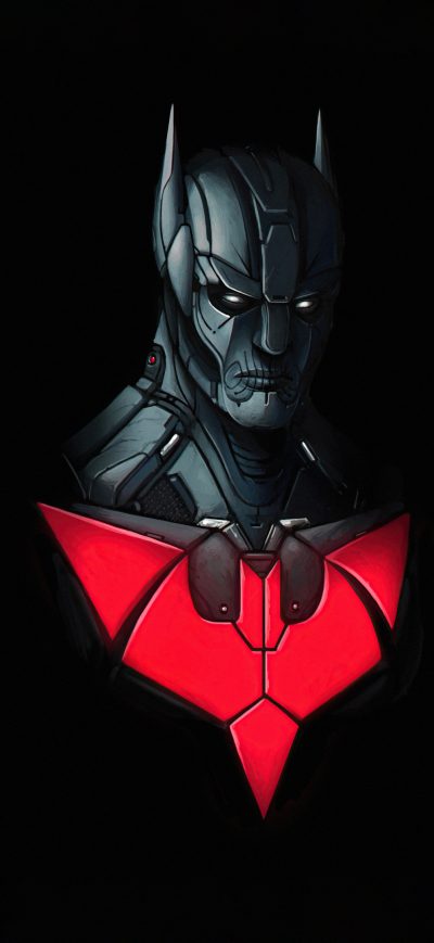 Fond d'écran iPhone Batman Beyond Dark Minimal 4k