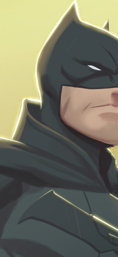 Fond d'écran iPhone The Batman Minimal Suit 5k