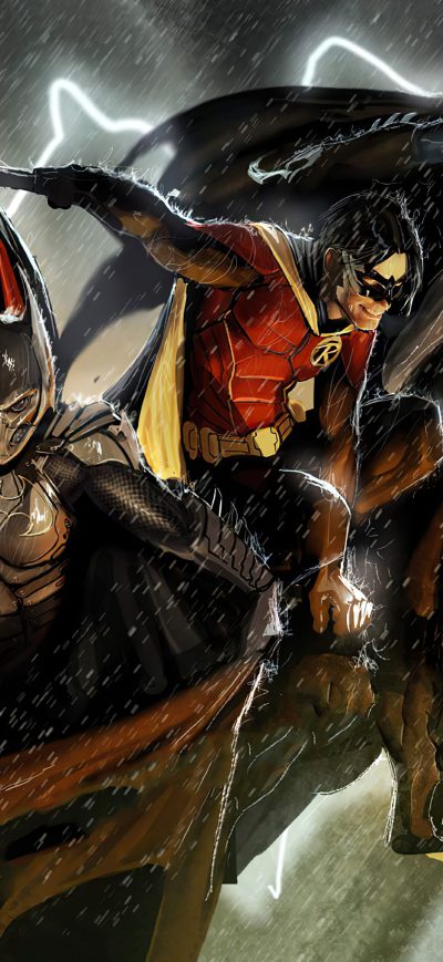 Fond d'écran iPhone Bat Family 4k Artwork