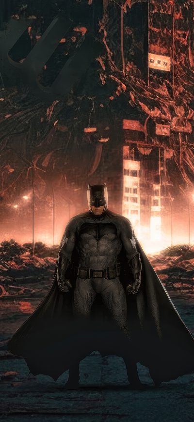 Fond d'écran iPhone Batman Saving The City
