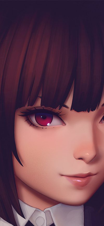 Fond d'écran Kakegurui Jabami Yumeko Anime Girl sur iPhone