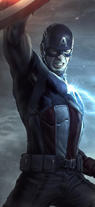 Fond d'écran iPhone Captain America 2020 Artworknew