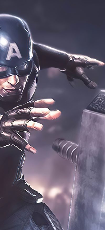 Fond d'écran iPhone Captain America Hammer Artwork