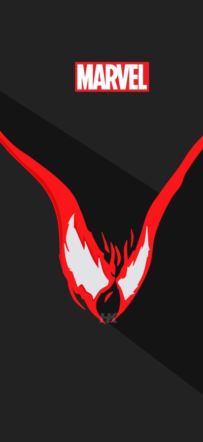 Fond d'écran iPhone Venom Vector Minimalism 5k