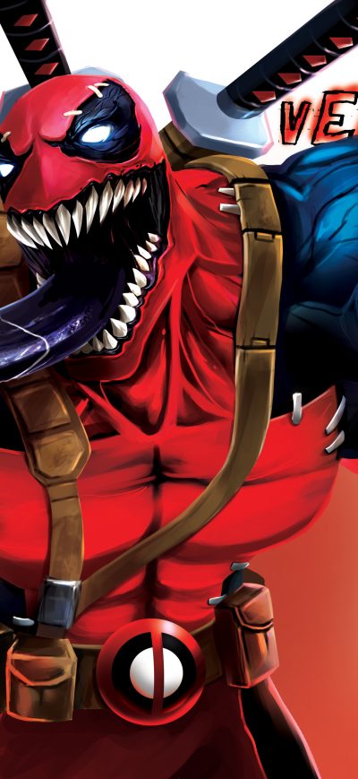 Fond d'écran iPhone Venompool Artwork 4k