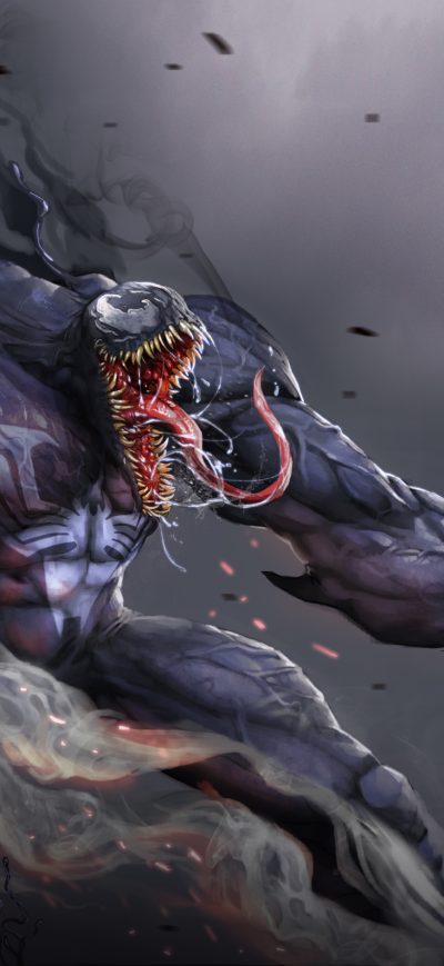 Fond d'écran iPhone Venom Digital Artwork 4k