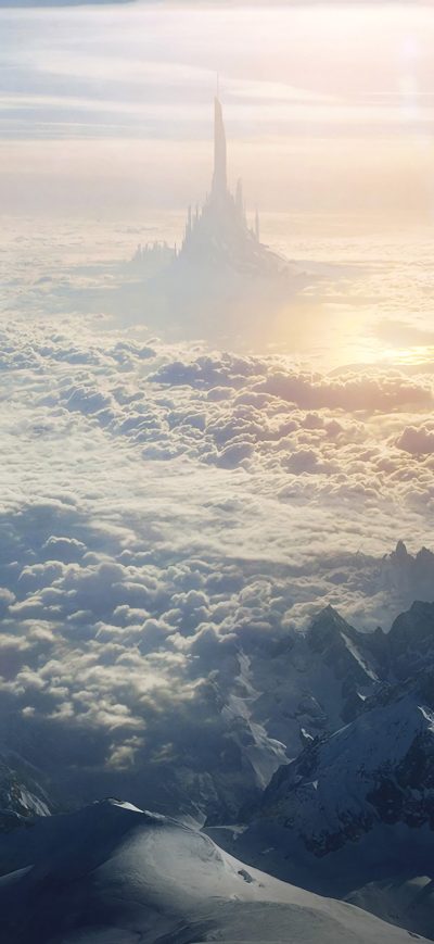 Fond d'écran iPhone Sea Of Clouds Landscape Dreamy 4k