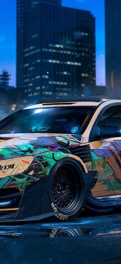 Fond d'écran Mercedes Drift sur iPhone