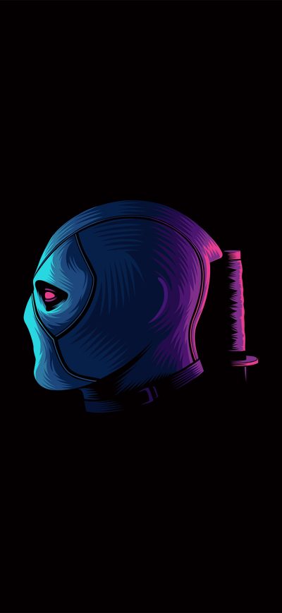 Fond d'écran iPhone Deadpool Minimalism 4k 2020
