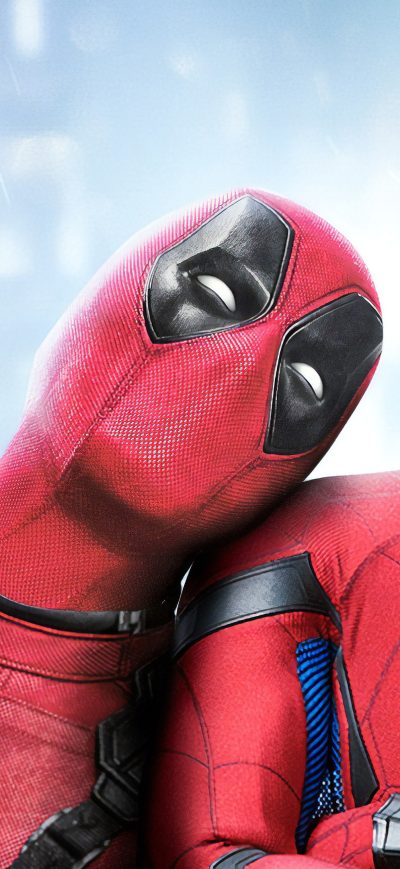 Fond d'écran iPhone Deadpool And Spiderman Art
