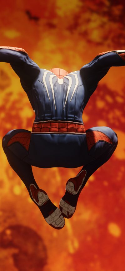 Fond d'écran iPhone Spiderman Jumping HD