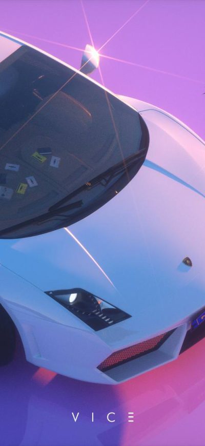 Fond d'écran iPhone Retro Lamborghini Artwork