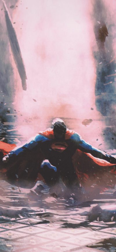 Fond d'écran iPhone Superman Justice League Artwork 4k