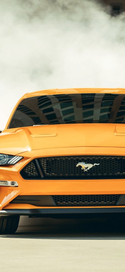 Fond d'écran iPhone 2018 Ford Mustang GT Fastback Front