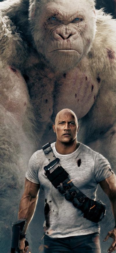 Fond d'écran iPhone Rampage Movie 2018