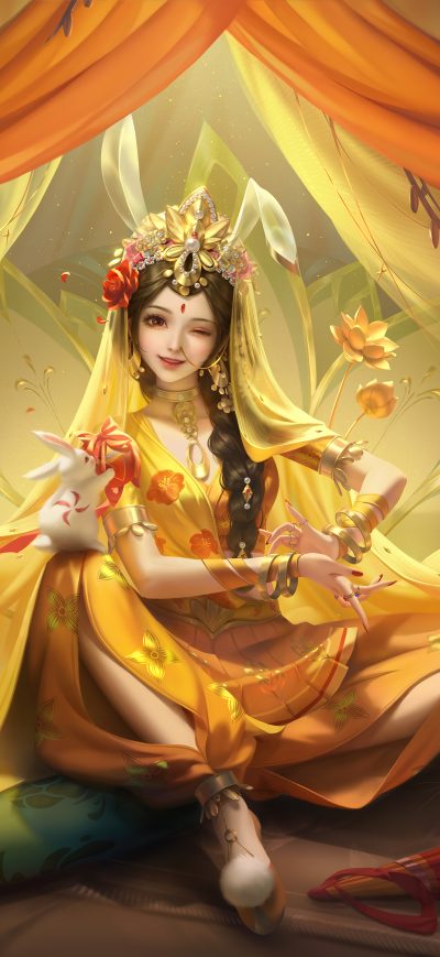 Fond d'écran iPhone Ancient Fantasy Girl