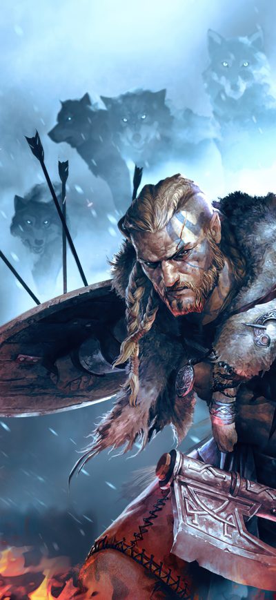 Fond d'écran iPhone Vikings Wolves Of Midgard 4k