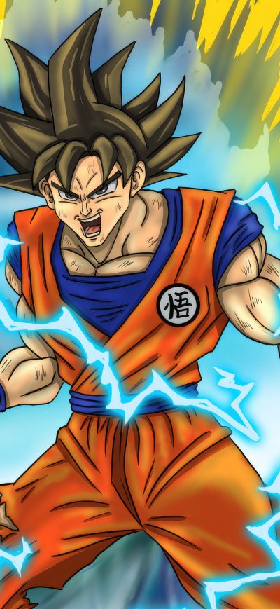 Fond d'écran iPhone Kurama Chakra Goku