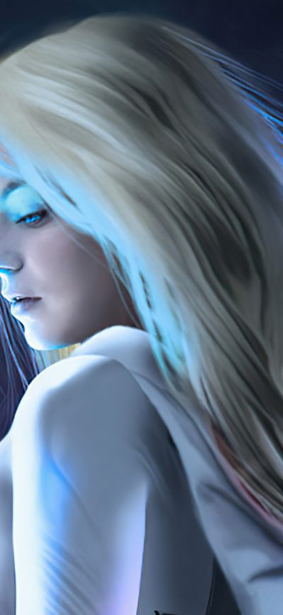 Fond d'écran iPhone Gwen Stacy Emma Stone Fanart 4k