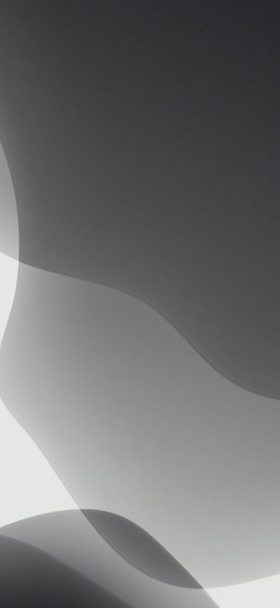 Fond d'écran iPhone Ios 13 Grey White 5k