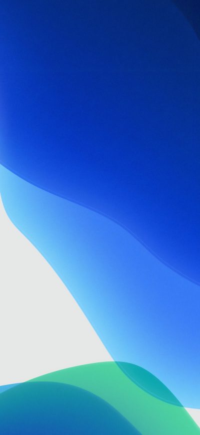 Fond d'écran iPhone Ios 13 Blue White 5k