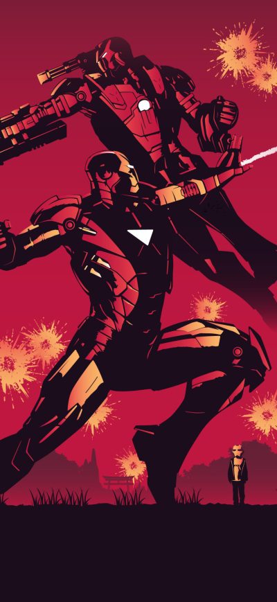 Fond d'écran iPhone Generations Iron Man 4k