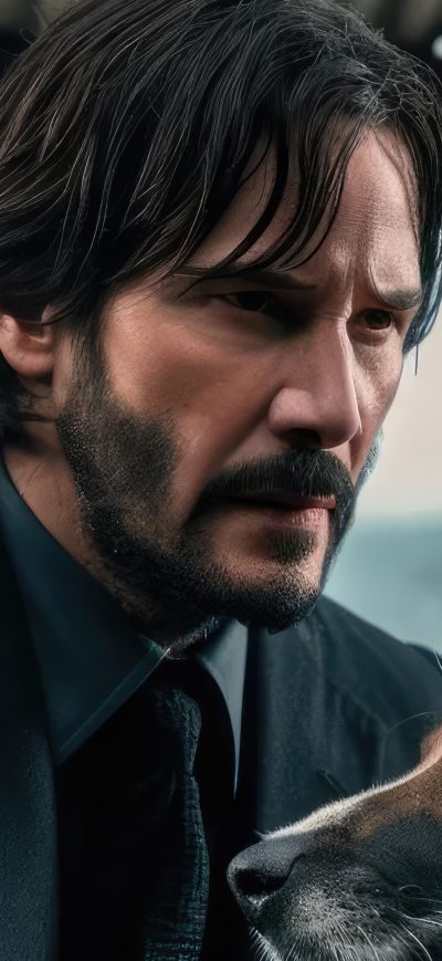 Fond d'écran iPhone John Wick And His Dog 4k