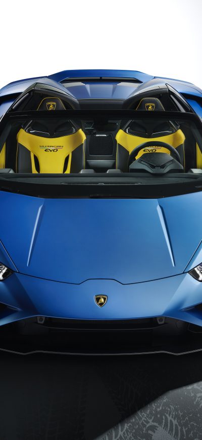 Fond d'écran iPhone Lamborghini Huracan Evo Spyder 2020 Car