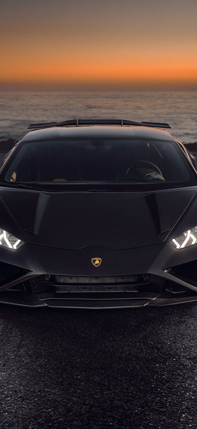 Fond d'écran iPhone Novitec Lamborghini Huracan Evo Rwd Front