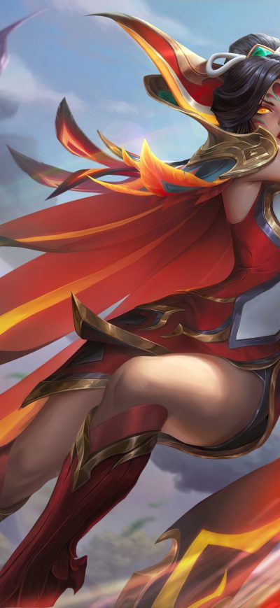 Fond d'écran iPhone Phoenix League Of Legends 5k
