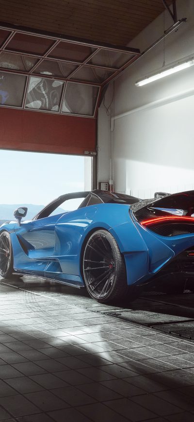 Fond d'écran iPhone 8k Novitec McLaren 720S Spider N Largo 2020