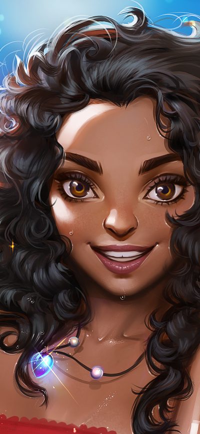 Fond d'écran iPhone Moana Fanart