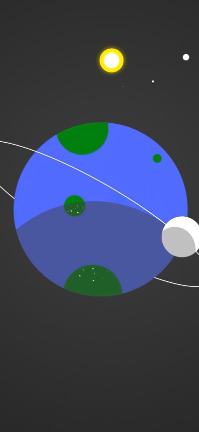 Fond d'écran iPhone Planet Space Digital Art 4k