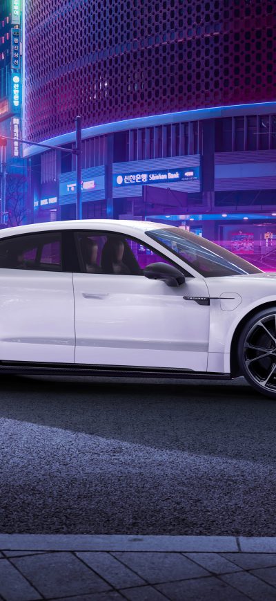 Fond d'écran iPhone Techart Porsche Taycan Aerokit 2021