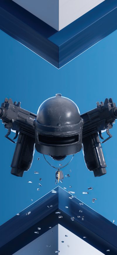 Fond d'écran iPhone Pubg Helmet Guns