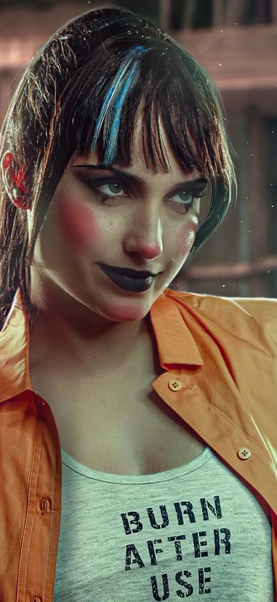 Fond d'écran iPhone Punchline Cosplay 4k