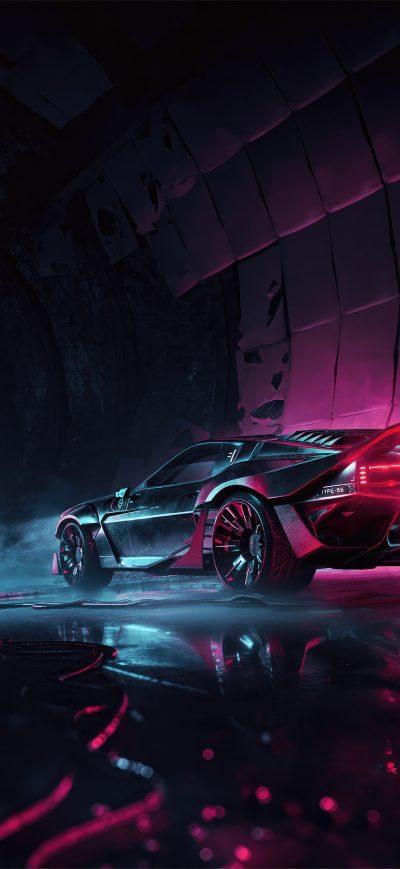 Fond d'écran iPhone Cyberpunk 2077 Quadra Type 66 Avenger