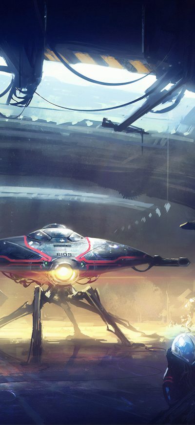 Fond d'écran iPhone Scifi Researcher 4k