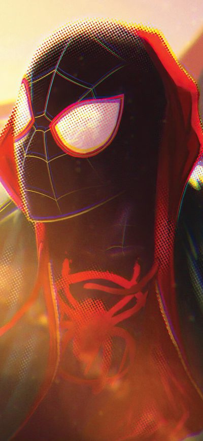 Fond d'écran iPhone Miles Morales Spider Man Verse