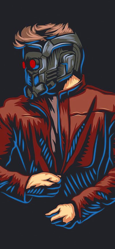 Fond d'écran iPhone Star Lord 2020 Artwork