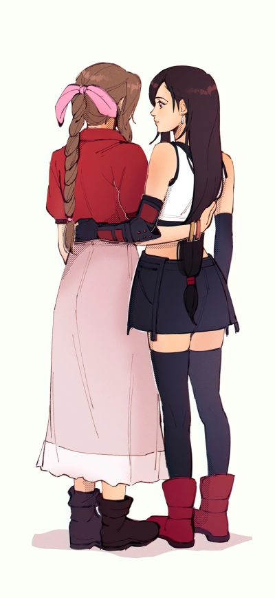 Fond d'écran iPhone Tifa Lockhart Aerith Gainsborough Final Fantasy