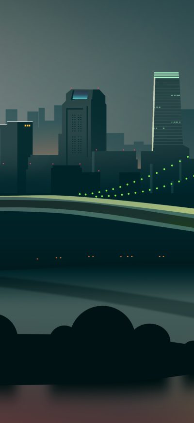 Fond d'écran iPhone Tokyo City Minimalist 4k