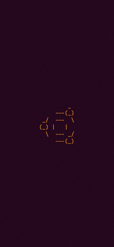 Fond d'écran iPhone Ubuntu Linux Minimal Art 4k