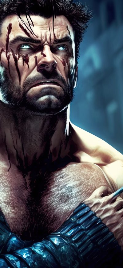 Fond d'écran iPhone Wolverine Claws 5k 2023