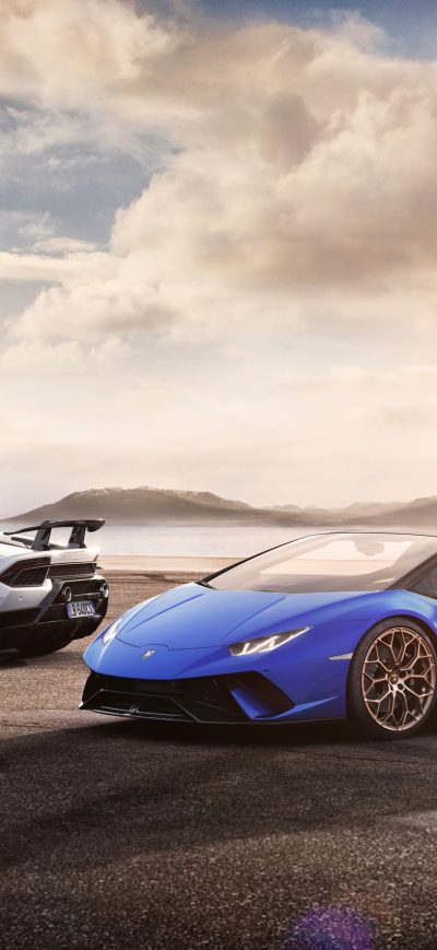 Fond d'écran iPhone Lamborghini Huracan Perfomante Spyder 2018